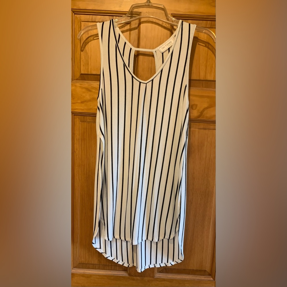Medium Long Striped Tank